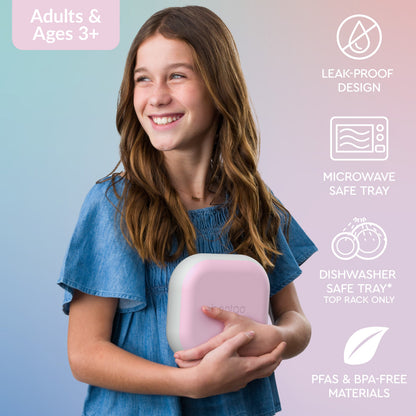 Bentgo® Chill Mini Lunch Box - Lilac Mist | Leak-Proof Lunch Box Design, Microwave Safe Tray, Dishwasher Safe Tray (Top Rack Only) , And Made With PFAS & BPA-Free Materials