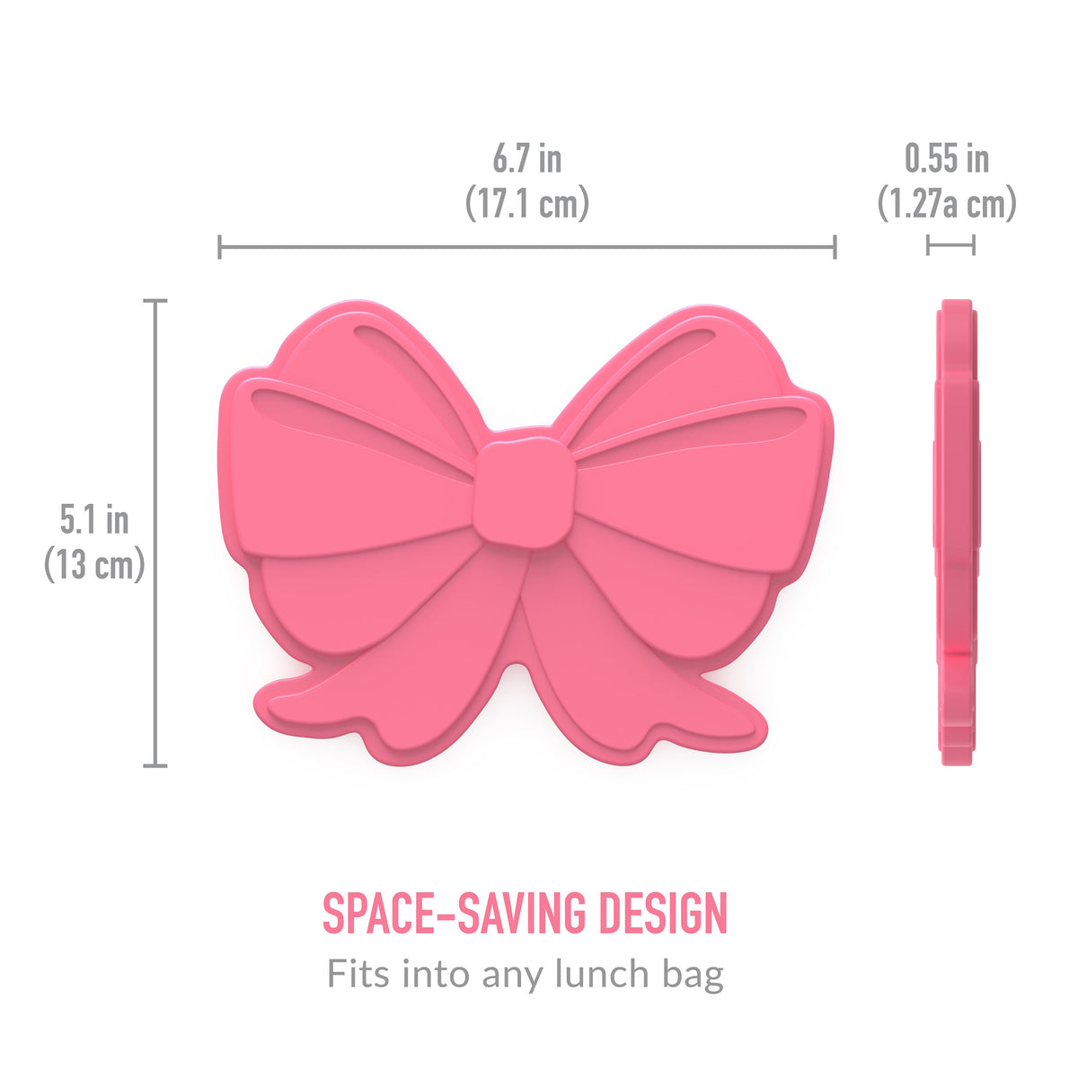 Bentgo Buddies Reusable Ice Packs (4-Pack) - Ballet and Bows | Product Dimensions
