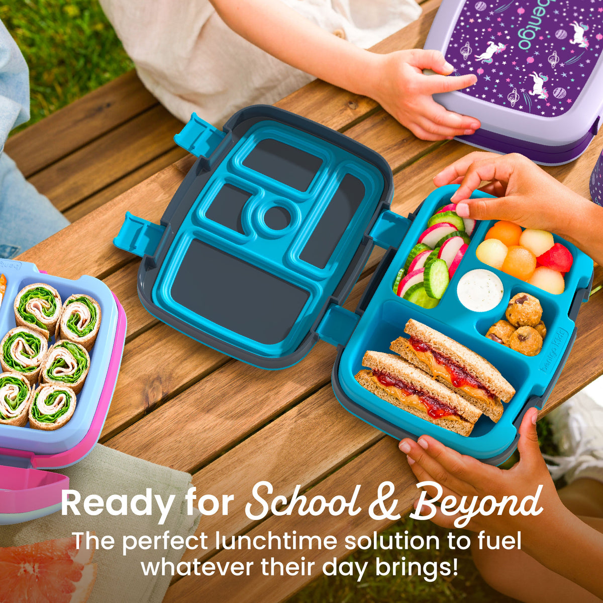 Bentgo Kids Prints Lunch Box - Ballet and Bows | Ready For School & Beyond - The Perfect Lunchtime Solution To Fuel Whatever Their Day Brings!