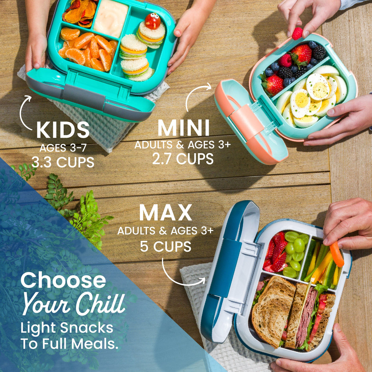 Bentgo® Chill Kids Lunch Box - Purple | Easy-Open Latch Made for Little Hands, Leak-Proof Seal Helps Prevent Messes, Removable, Dishwasher-Safe Tray for Easy Cleanup, 4-Compartment Tray Just-Right Portions, Removable Ice Pack Keeps Food Cool, and Rubber-Coated Edges - Durable, Drop-Proof Design