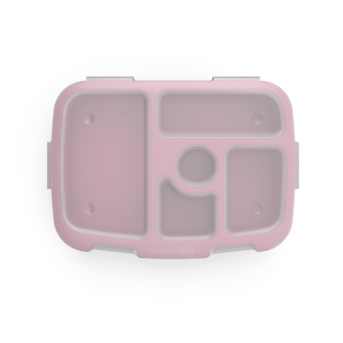 Bentgo Kids Prints Lunch Box Tray with Transparent Cover - Pink Dots